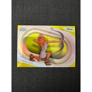 Hercules - 2025 Topps Chrome Disney - Yellow Refactor #221/275